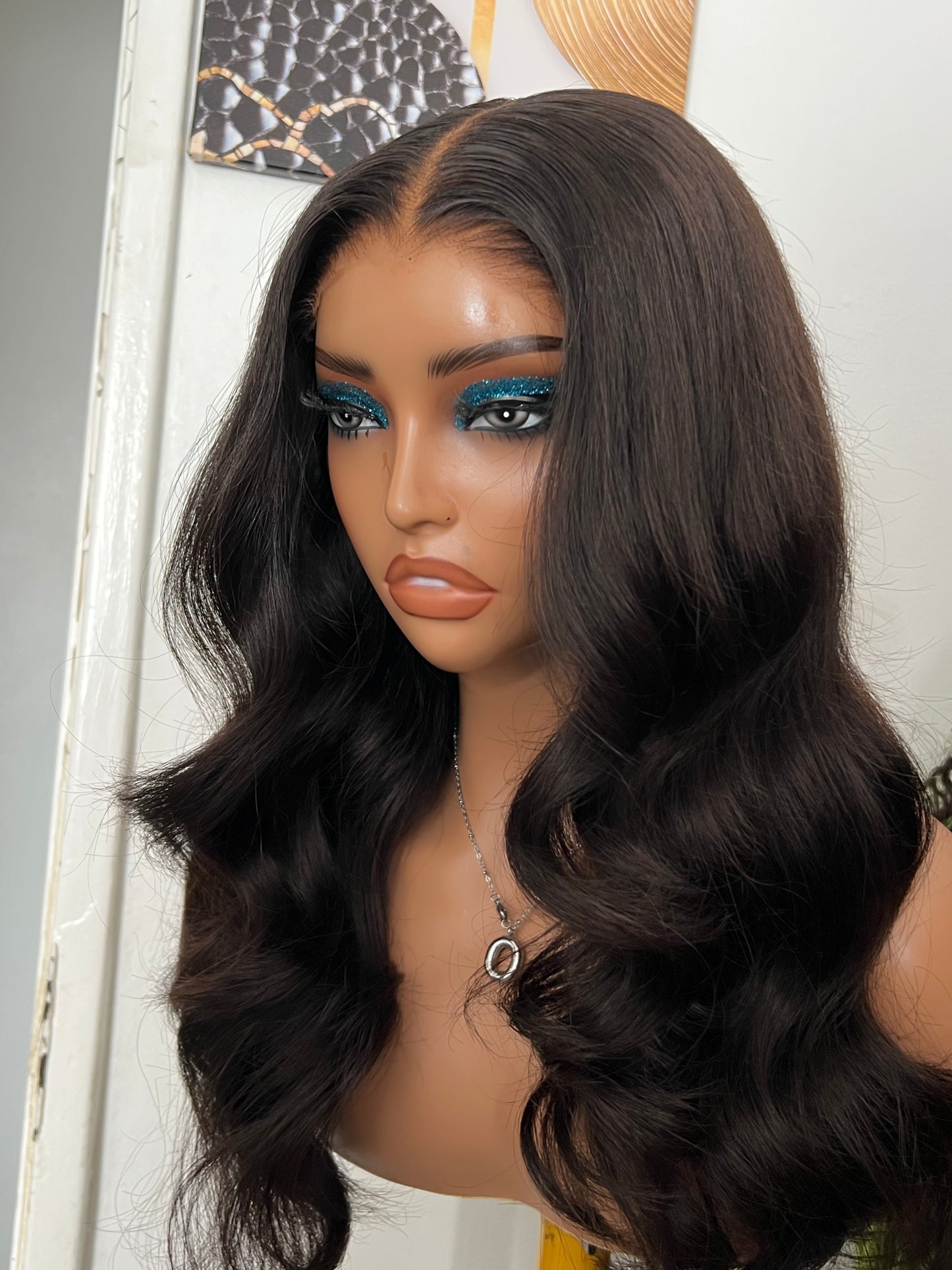 18 inches body wave wig