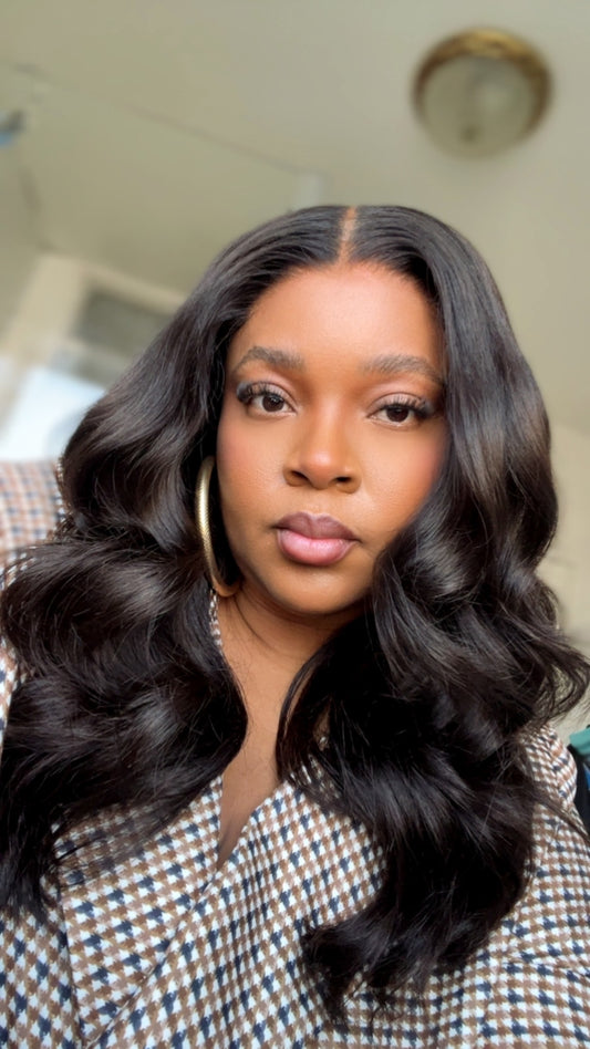 18 inches body wave wig